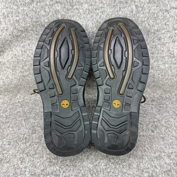 ✅Mens 9/9.5 Timberland Brown Leather Oxford Shoes Moc-Toe Comfort System✅Peeling - Picture 3 of 14